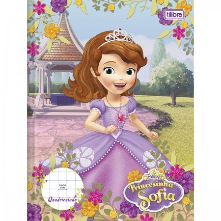 CADERNO QUADRICULADO – 40 FOLHAS – PRINCESINHA SOFIA – TILIBRA ...