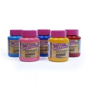 TINTA ARTESANATO PVA –  ROSA CICLAME – 100 ML – ACRILEX