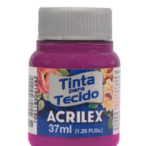 TINTA PARA TECIDO – MAGENTA – 37 ml. – ACRILEX