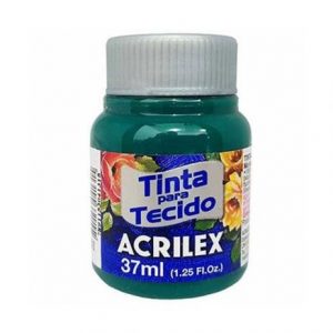 TINTA PARA TECIDO – VERDE BANDEIRA – 37 ml. – ACRILEX