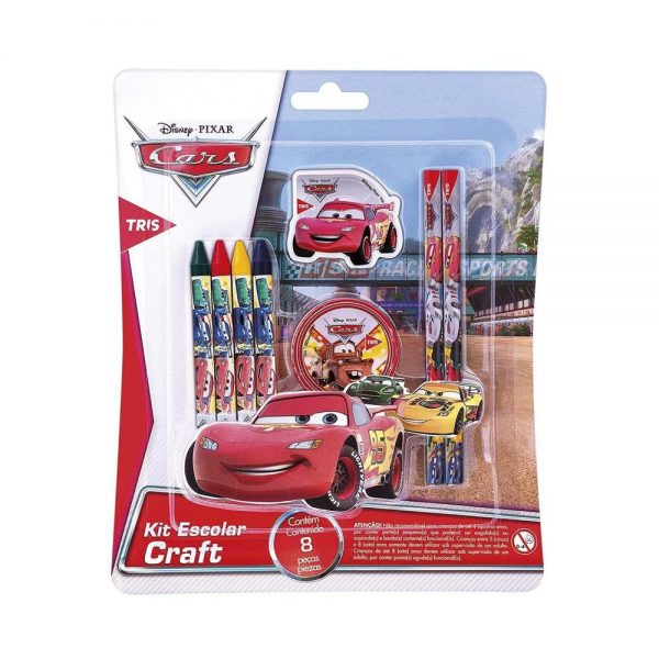 KIT ESCOLAR CRAFT CARROS