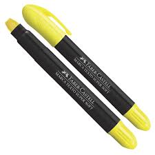 MARCA TEXTO GEL AMARELO