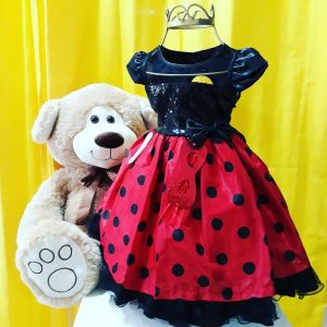 VESTIDO DE FESTA – LADYBUG – TAM. 8