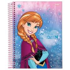 CADERNO UNIVERSITÁRIO 1 MATÉRIA – 96 FOLHAS – FROZEN – JANDAIA