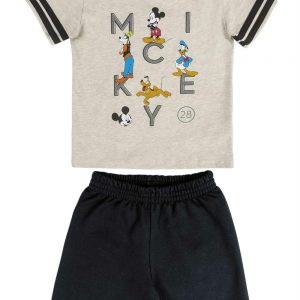 DISNEY – CONJUNTO CAMISETA E BERMUDA EM MOLETOM TAM 03