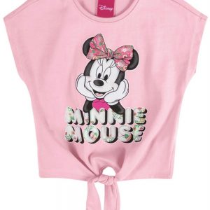 DISNEY- BLUSA INFANTIL ESTAMPADA COM GLITTER