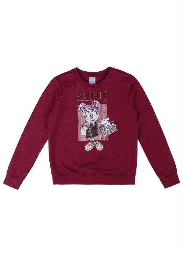 DISNEY - BLUSÃO MINNIE CATIVA TAM 16