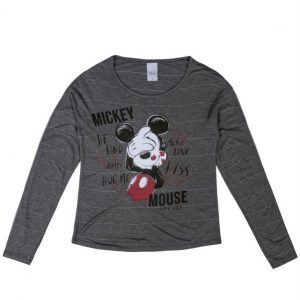 BLUSA MESCLA MANGA LONGA CATIVA DISNEY TAM 10