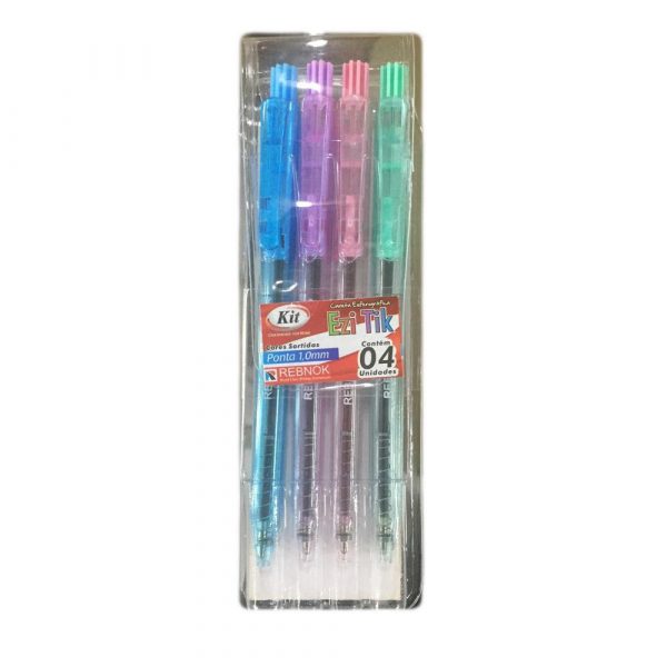 CANETA KIT EZI TIK 1.0MM CORES