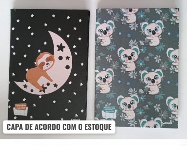 CADERNO CD BROCHXAD 80 FL CREDEAL FEMININO 7X7