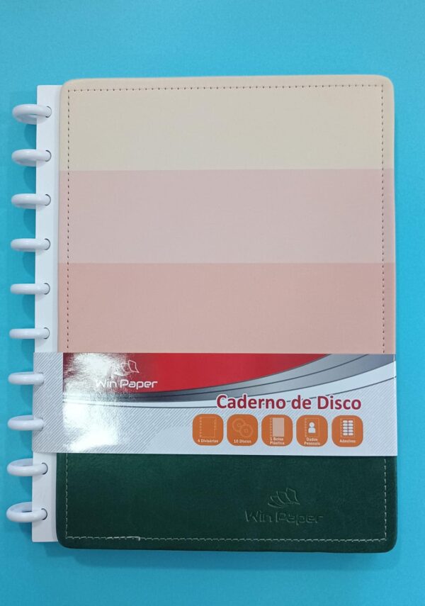 CADERNO DE DISCO COLOR 80FLS REF WPS20010