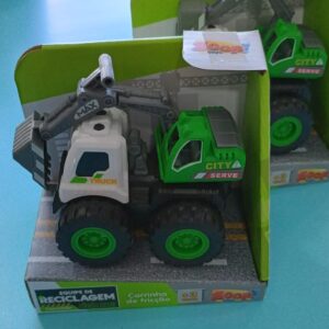 CAMINHAO TRUCK URBANO COLECAO EQUIPE RECICLAGEM REF ZP01297