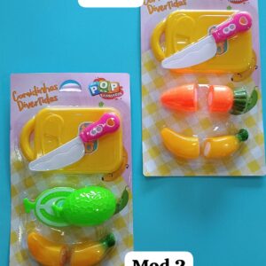 KIT COMIDINHA DIVERTIDAS 6PCS CADA REF 23038