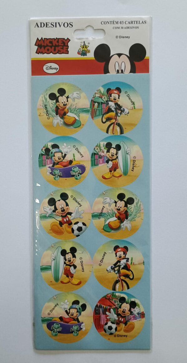 STICKERS RED MICKEY REF ADE MIC 3cart