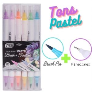 MARCADOR DUAL POINT PASTEL 6UN REF LC103638