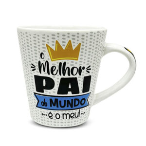 CANECA CERAMICA DIAS DOS PAIS FRASES 300ML REF FBC02004