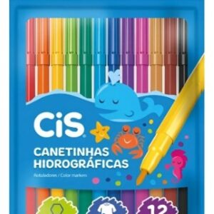 CANETA CIS HIDROCOR 12 CORES REF.48.6103 ES1ES