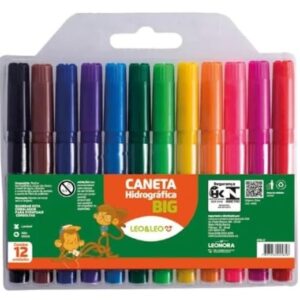 CANETA HIDROCOR LEONORA BIG 12 CORES REF.4585 ES1ES