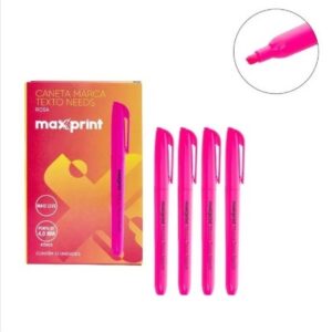 CANETA MARCA TEXTO MAXPRINT NEEDS REF.70000134 ROSA