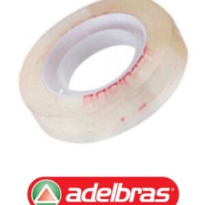 FITA ADESIVA ADELBRAS POLISIL 12MMX30M TRANSP