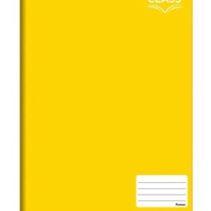 CADERNO CD BROCHLING 48 FL FORONI CLASS AMARELO REF.8934